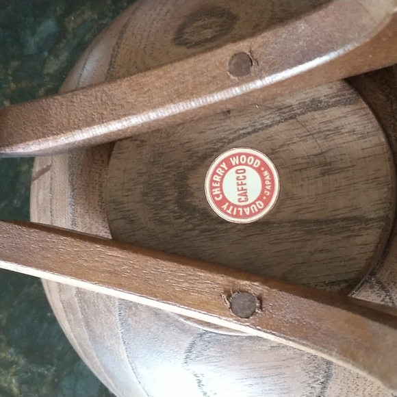 Vintage Caffco cherry wood wheelbarrow. - Picture 8 of 11